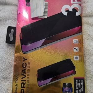 Theory Privacy Screen Protector for iPhone - Black and Gold